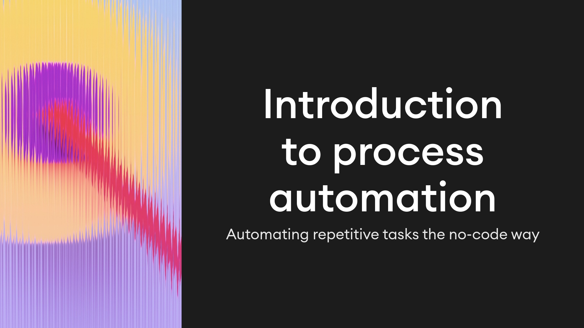 Introduction to Process Automation preview
